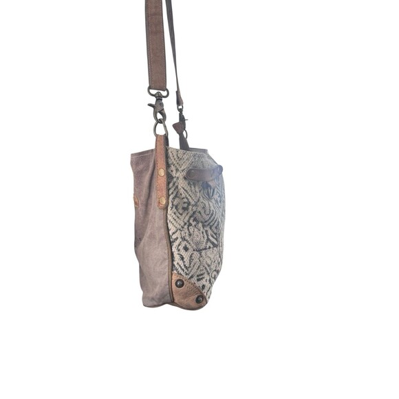 Myra Western Womens Shoulder Bag Leather Cowhide Crossbody Purse Blue Fast Ship - Picture 2 of 16